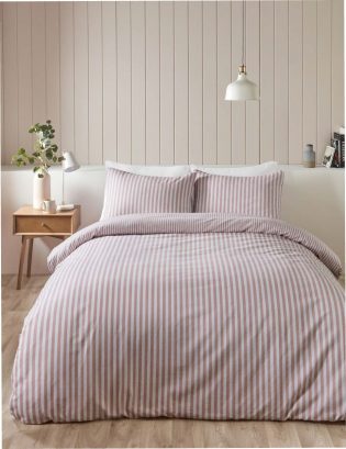 Brushed Stripe Duvet Set